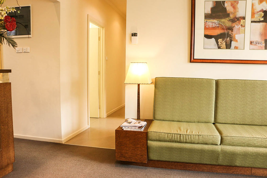 waiting room in a dental clinic in box hill