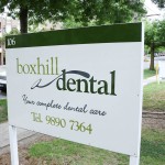 box hill dental signage